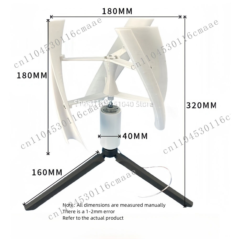 Mini Wind Turbine Vertical - Yeni DIY Rüzgar Türbini Fan Kanadı