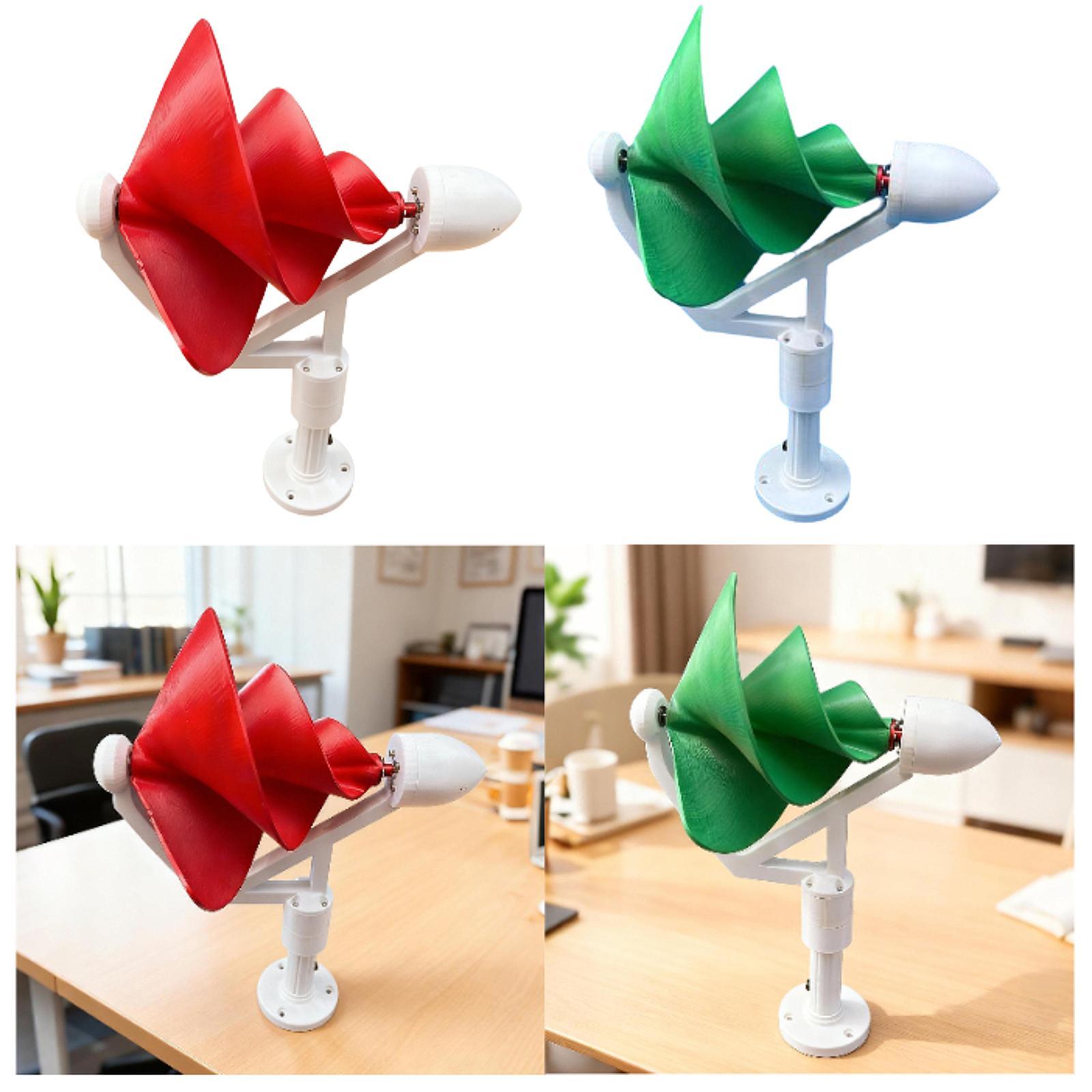 Mini Wind Turbine Vertical - 50W Arşimet Spiral Rüzgar Türbini Jeneratörü