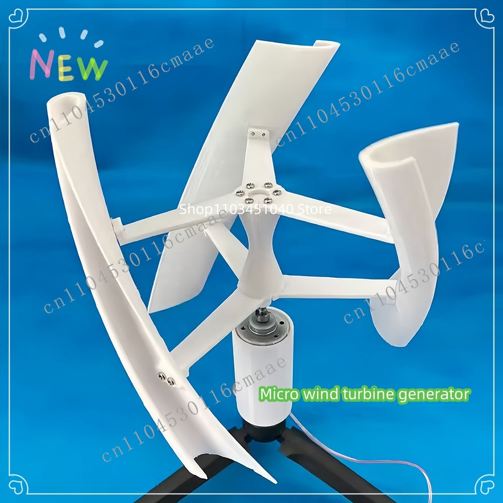 Mini Wind Turbine Vertical - Yeni DIY Rüzgar Türbini Fan Kanadı