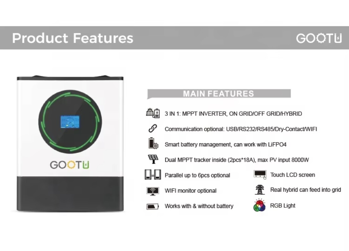 8KW 16KW 24KW Saf Sinüs Dalgas - Mppt Charge Controller incelemesi ve fiyatı
