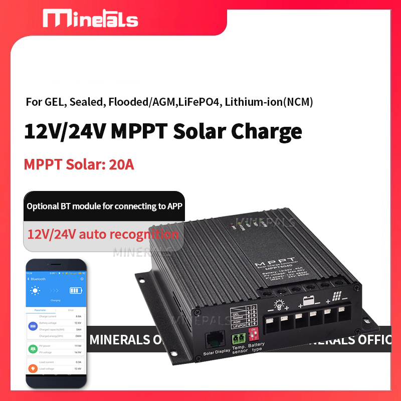 20A MPPT Kontrol Cihazı 12V/24 - Mppt Charge Controller incelemesi ve fiyatı
