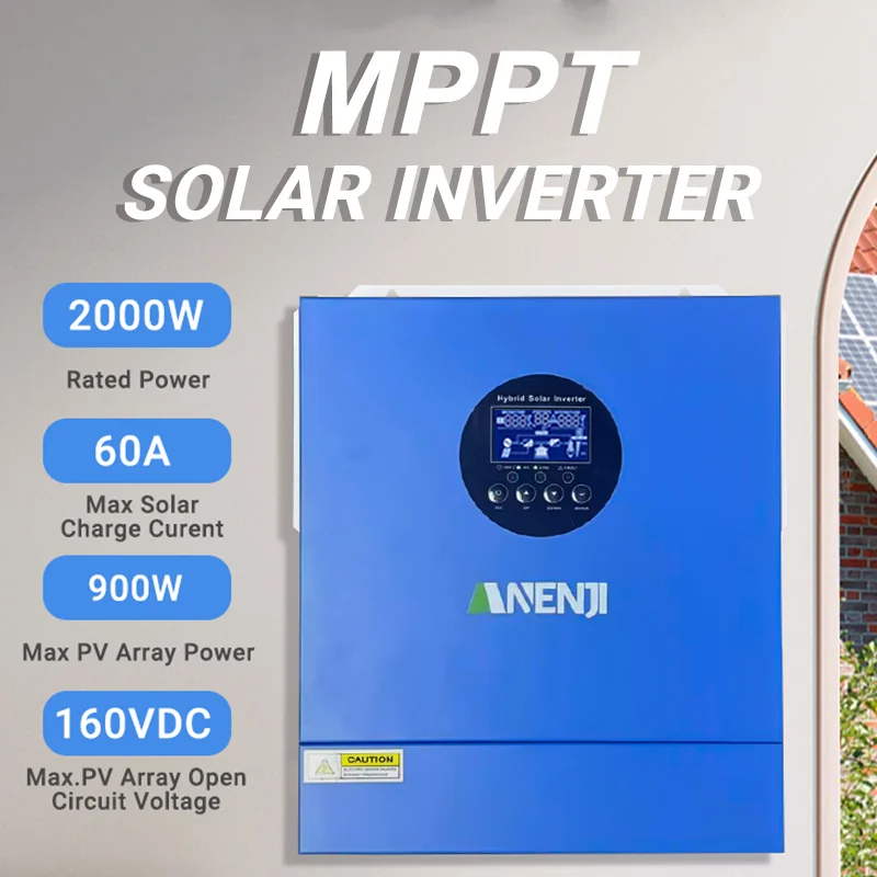 2KW 12V Hibrit Güneş İnvertörü - Mppt Charge Controller incelemesi ve fiyatı