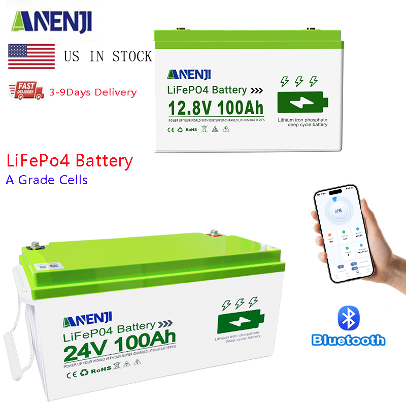 ANENJI LiFePo4 Pil 24V 100AH 2 - Lithium Battery 100Ah incelemesi ve fiyatı