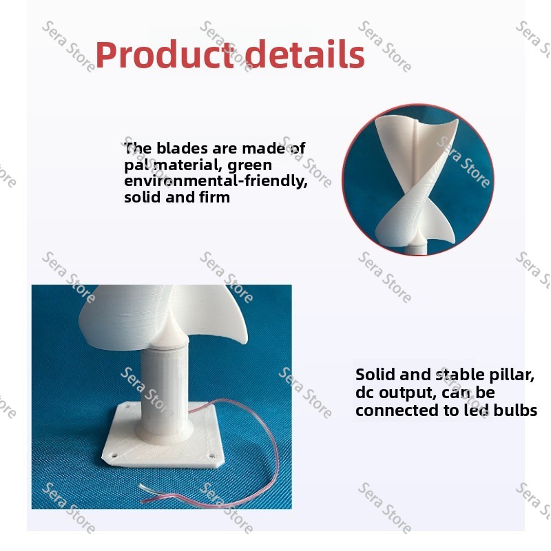 Spiral Dikey Eksenli Rüzgar Tü - Mini Wind Turbine Vertical incelemesi ve fiyatı